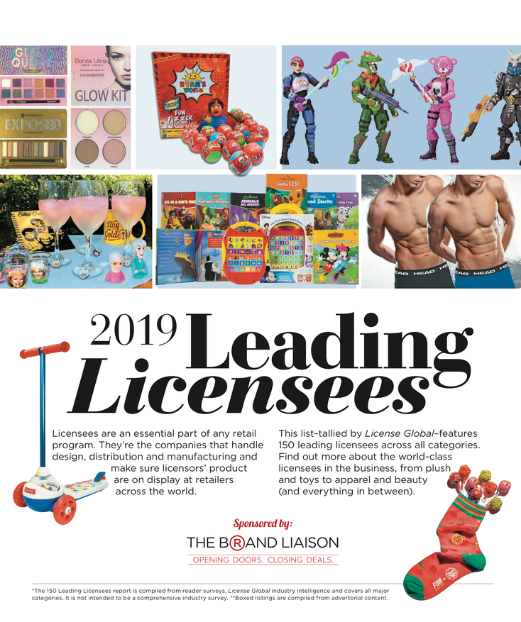 Leading Licensees Leading Licensees