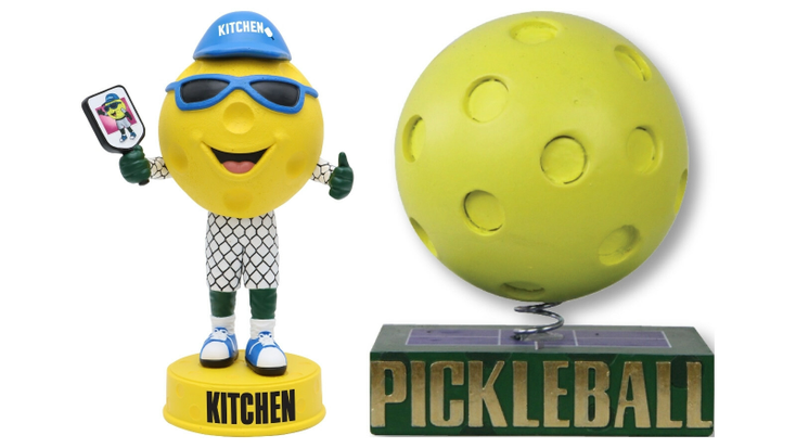 Pickleball Bobbleheads, National Bobblehead Hall of Fame and Museum Pickleball Bobbleheads, National Bobblehead Hall of Fame and Museum