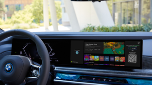 AirConsole games inside a BMW vehicle.