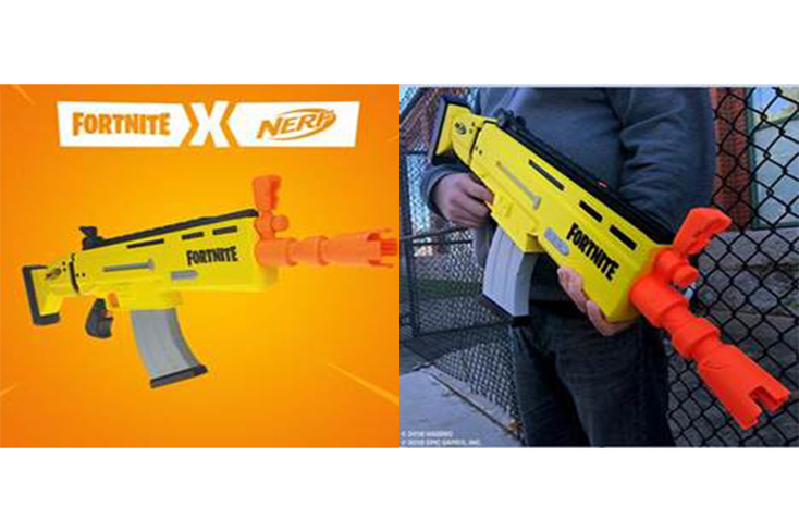 First 'Fortnite' Nerf Blaster Unveiled First 'Fortnite' Nerf Blaster Unveiled