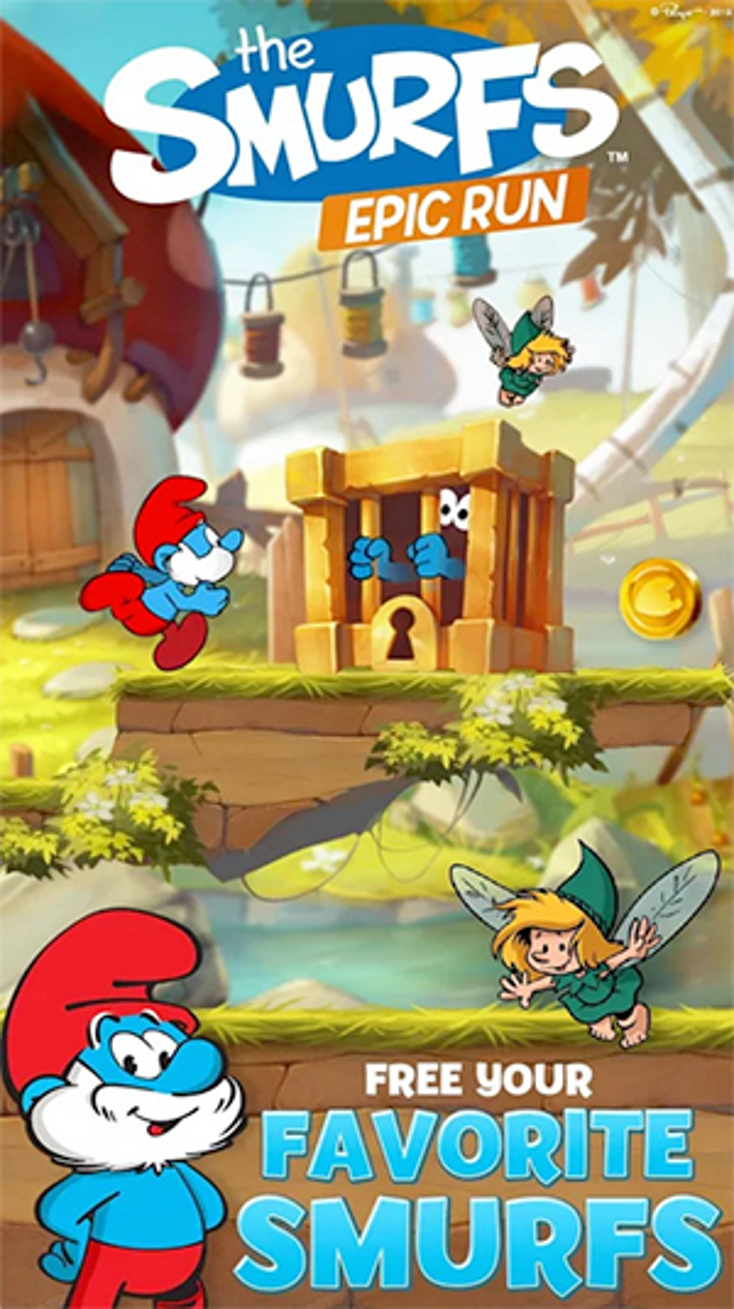 Smurfs Sprint to App Store Smurfs Sprint to App Store