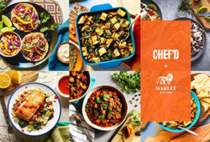 Chef’d Cooks Up Marley Kitchen Meal Kits Chef’d Cooks Up Marley Kitchen Meal Kits