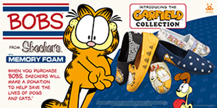 Garfield Steps into Skechers