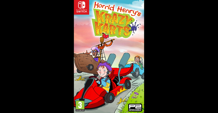 The "Horrid Henry" Nintendo Switch Game Cover