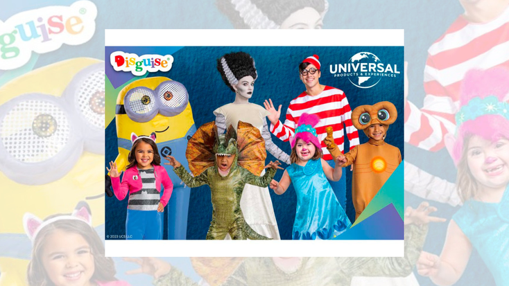Costumes from Disguise including Minions, Universal Monsters, Where's Waldo, “Jurassic World,” “Gabby’s Dollhouse” and more. Costumes from Disguise including Minions, Universal Monsters, Where's Waldo, “Jurassic World,” “Gabby’s Dollhouse” and more.