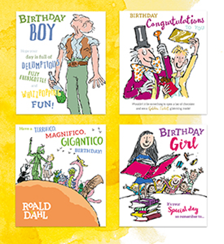 Roald Dahl Adds Greeting Cards Roald Dahl Adds Greeting Cards