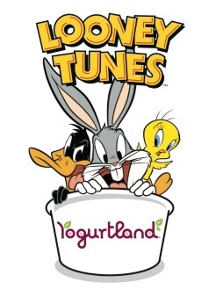Yogurtland Features Looney Tunes