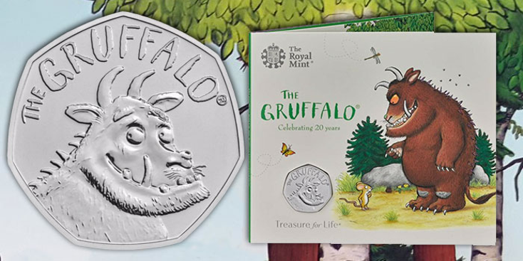 Royal Mint Unveils Gruffalo Commemorative Coin Royal Mint Unveils Gruffalo Commemorative Coin