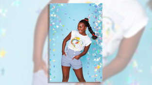 T-shirt from the Rainbow Brite x Unique Vintage collaboration.