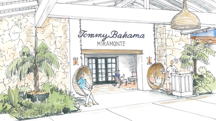 Rendering of the upcoming Tommy Bahama Miramonte Resort & Spa.