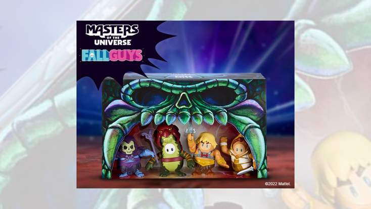 “Masters of the Universe” and “Fall Guys” action figure multipack. “Masters of the Universe” and “Fall Guys” action figure multipack.