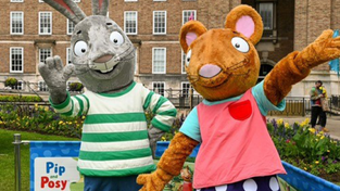 Pip and Posy at College Green as part of the Bristol Harbour Festival
