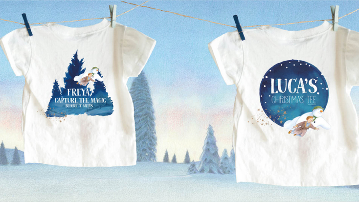 "The Snowman" t-shirts.