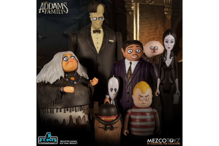 Mezco Announces ‘Addams Family’ Action Figures