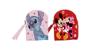 Stitch, Mickey Mouse and Minnie Mouse candy filled mini backpacks, CandyRific