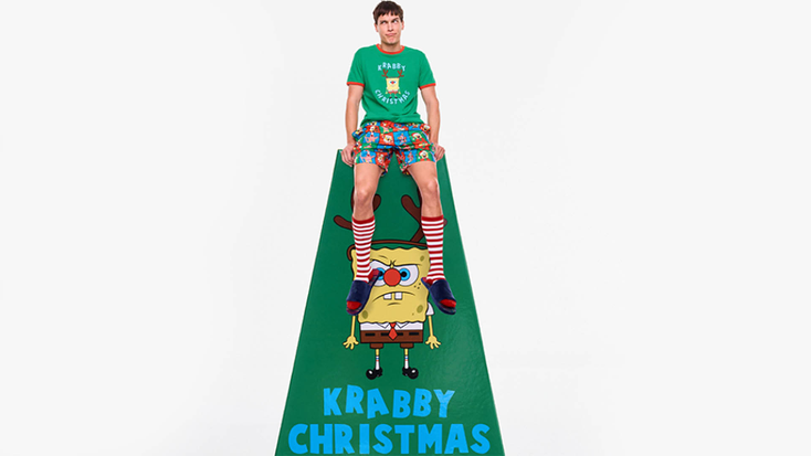 Peter Alexander sleepwear featuring “SpongeBob SquarePants.” Peter Alexander sleepwear featuring “SpongeBob SquarePants.”