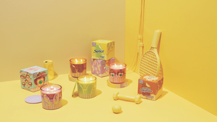 All four candles from the Asembl and Dusk collaboration.