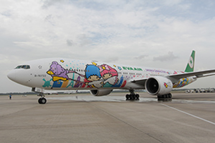 EVA Air Debuts New Hello Kitty Jet