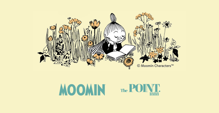 Photo announcing the expansion of the licensing deal with Moomin and The Point.1888