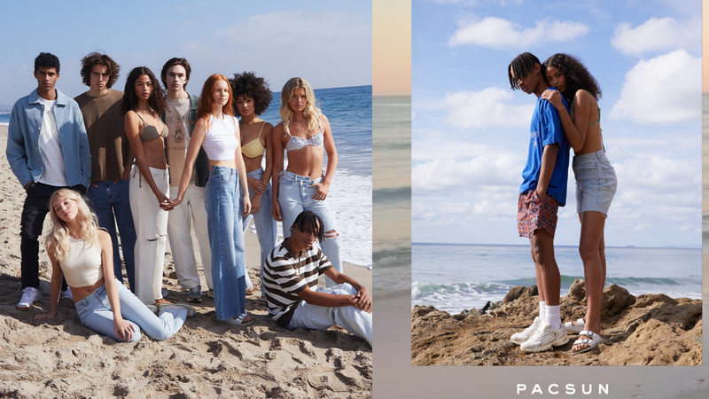 Pieces from the Pacsun spring 2023 collection.