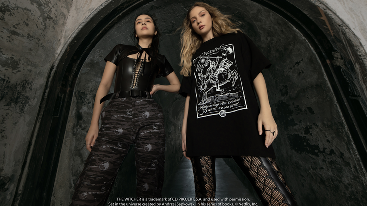 Apparel from “The Witcher” x BlackMilk collection. Apparel from “The Witcher” x BlackMilk collection.