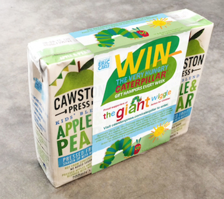 Hungry Caterpillar Touts Juice in U.K. Hungry Caterpillar Touts Juice in U.K.