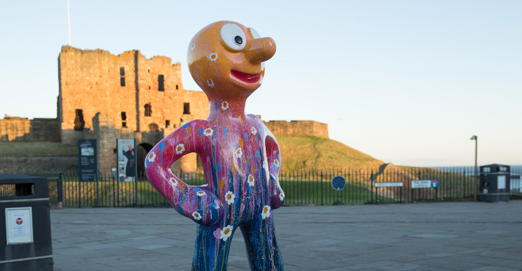 The first Morph statue at North Tyneside Town Centre The first Morph statue at North Tyneside Town Centre