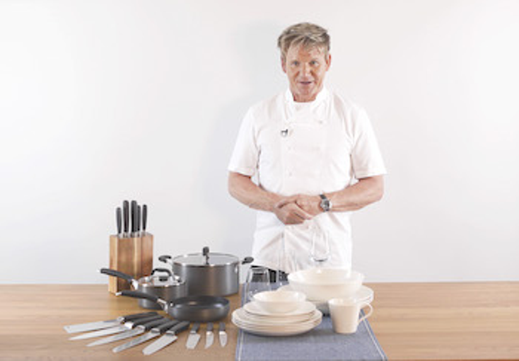 Gordon Ramsey Launches Kitchen Line