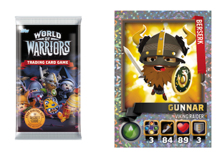 Topps to Add to 'World of Warriors' Range Topps to Add to 'World of Warriors' Range