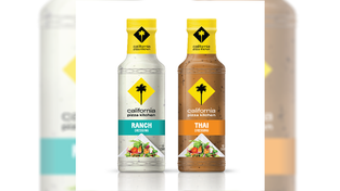 The Ranch and Thai dressings from Litehouse and CPK.