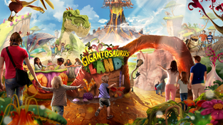 Promotional image for “Gigantosaurus” Land.