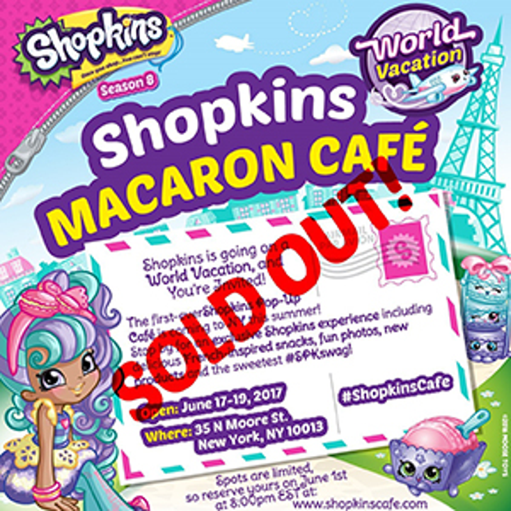 First Shopkins Pop-Up Café Sells Out