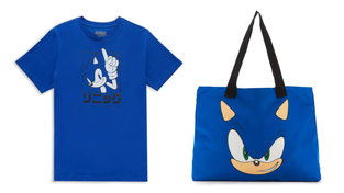 A T-shirt and tote from the Zavvi x Sonic the Hedgehog collection.
