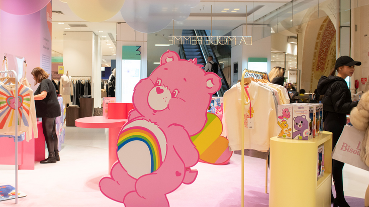 Cheer Bear, as featured in the Pop-Up. Cheer Bear, as featured in the Pop-Up.