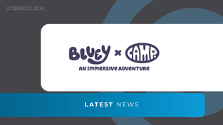 Promotional image for "Bluey" x CAMP.