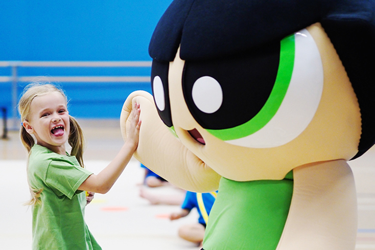 'Powerpuff Girls' Fly High with Gymnastics Program