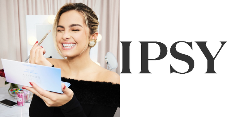 Promotional image for Ipsy's upcoming collaboration with Tik Toker Addison Rae