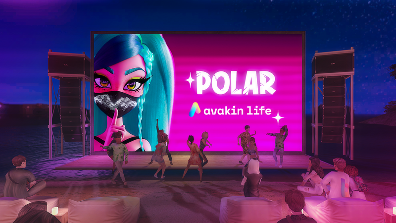Promotional image to announce Polar coming to Avakin Life.
