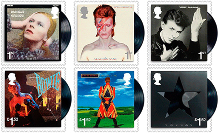 Royal Mail Issues David Bowie Stamps