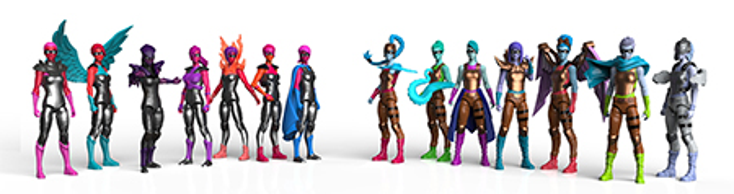 IAmElemental Action Figures Inspire TV Series IAmElemental Action Figures Inspire TV Series