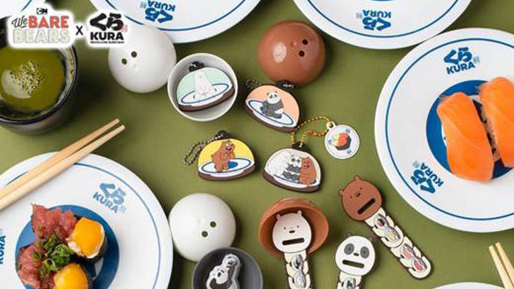 We Bare Bears, Kura Sushi collection We Bare Bears, Kura Sushi collection
