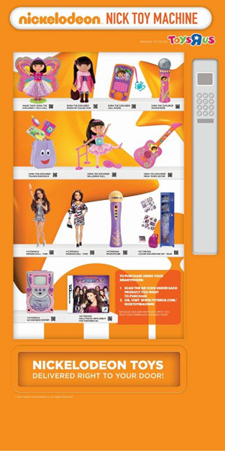 Nickelodeon Debuts Toy Machine Nickelodeon Debuts Toy Machine