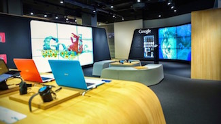 Google Goes Analog with London Store Google Goes Analog with London Store