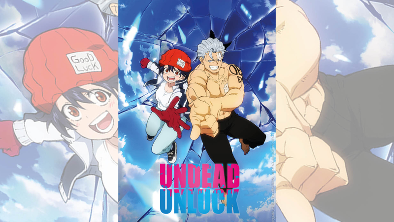 “Undead Unluck” poster, VIZ Media “Undead Unluck” poster, VIZ Media