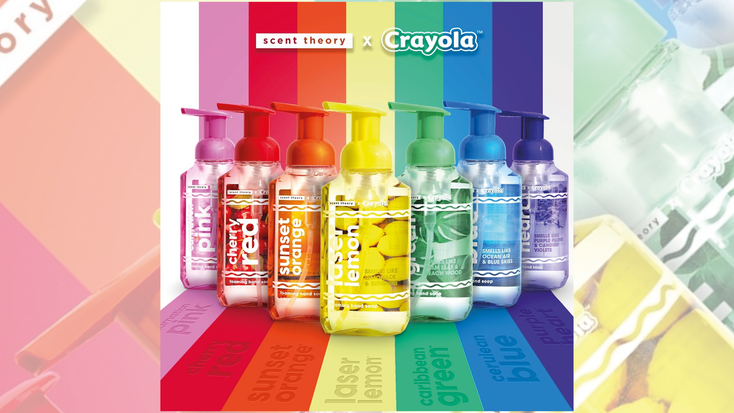 The Crayola Scent Theory collection.