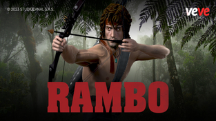 Promotional image for the Rambo digital collectable.