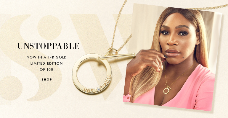 unstoppable necklace serena williams