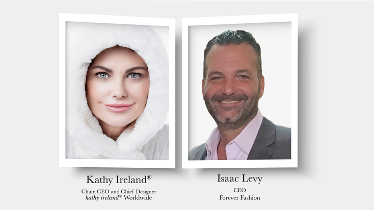 Kathy Ireland and Isaac Levy Kathy Ireland and Isaac Levy