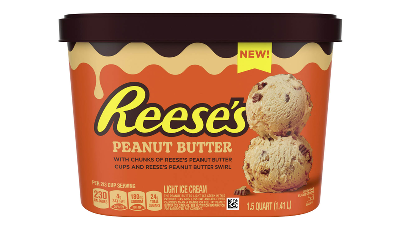 Reese’s Peanut Butter light ice cream.