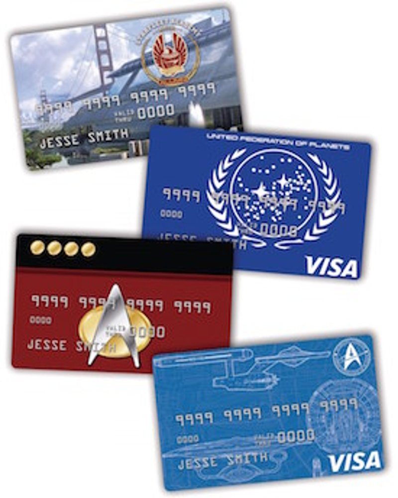star trek credit cards